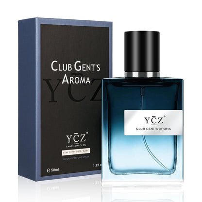 Unleash Your Charm with CLUB GENT'S AROMA - 1.7Oz (50Ml) Long Lasting Cologne for Men, Infused with Captivating Woody Notes of Aldehyde, Ginger, Mint, and Lemon