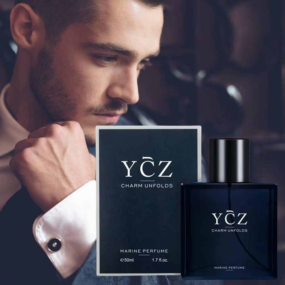 Midnight Marine Eau De Parfum for Men Long-Lasting Aquatic Cologne Luxury Ocean Fragrance Perfume Masculine Scented Spray